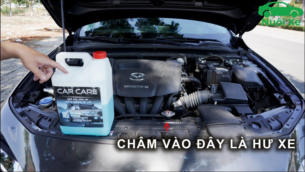 Lưu ý khi pha nước rửa kính ô tô