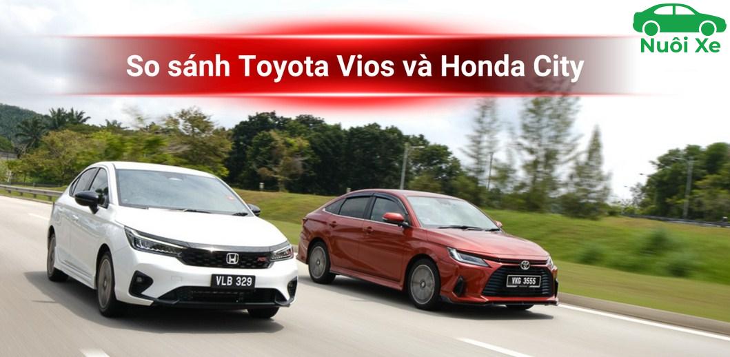 So sánh ngoại thất Vios và City