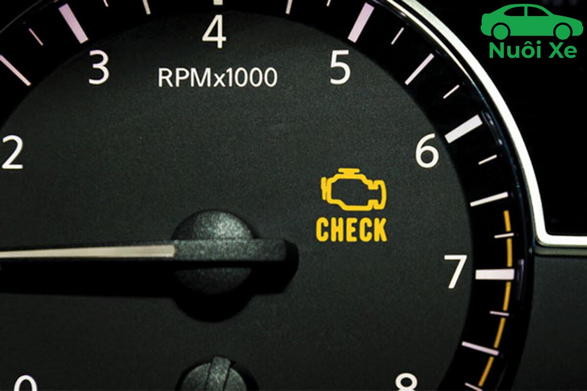đèn check engine nhấp nháy